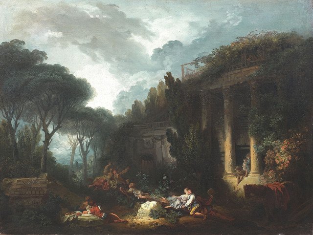 La Bascule - Jean-Honoré Fragonard