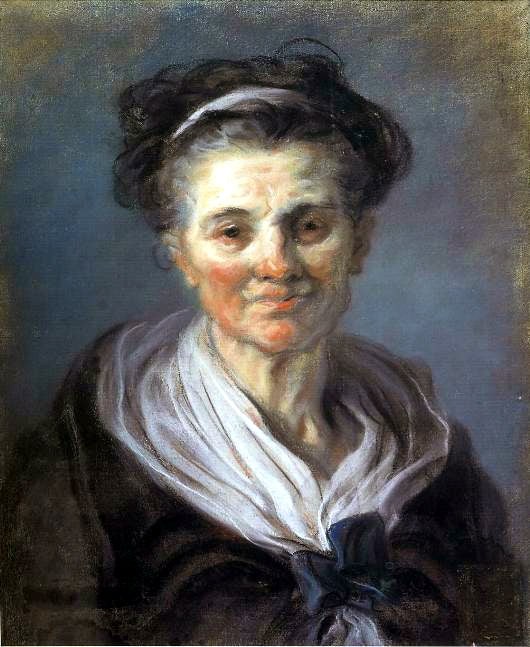Portrait d'une femme âgée - Jean-Honoré Fragonard