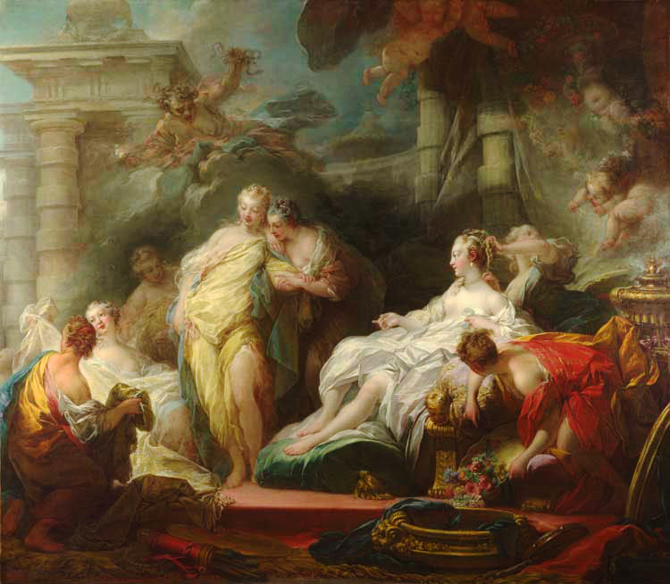 Psyché montrant à ses sœurs les présents de l'amour - Jean-Honoré Fragonard