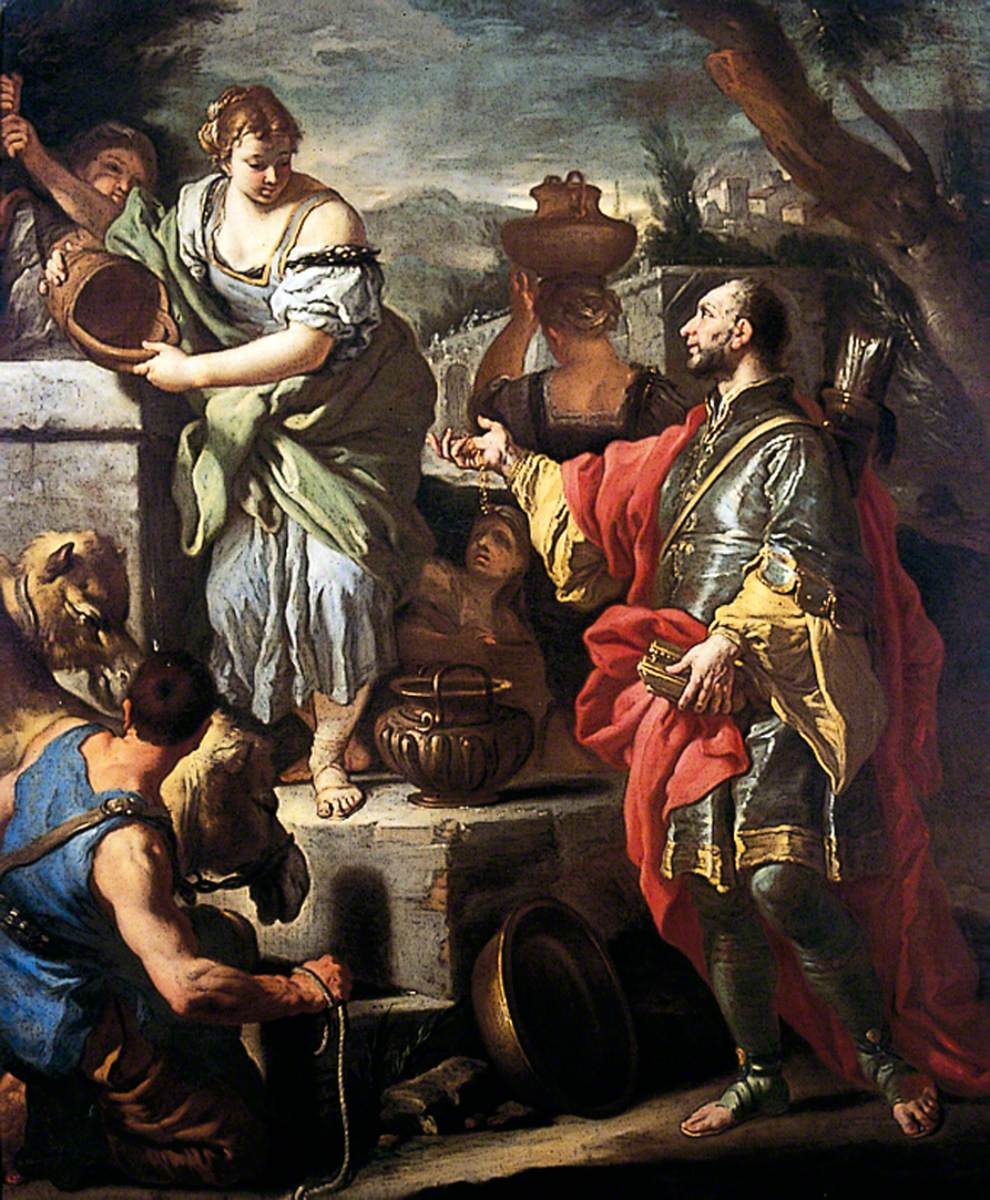 Rebecca et Éléazar au puits - Francesco Solimena