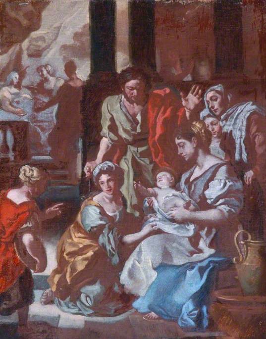 La Naissance de la Vierge - Francesco Solimena