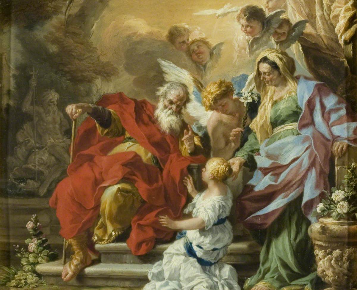 L'éducation de la Vierge - Francesco Solimena
