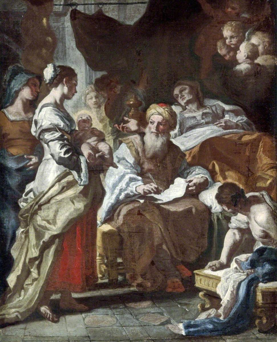La Nativité de Jean Baptiste - Francesco Solimena