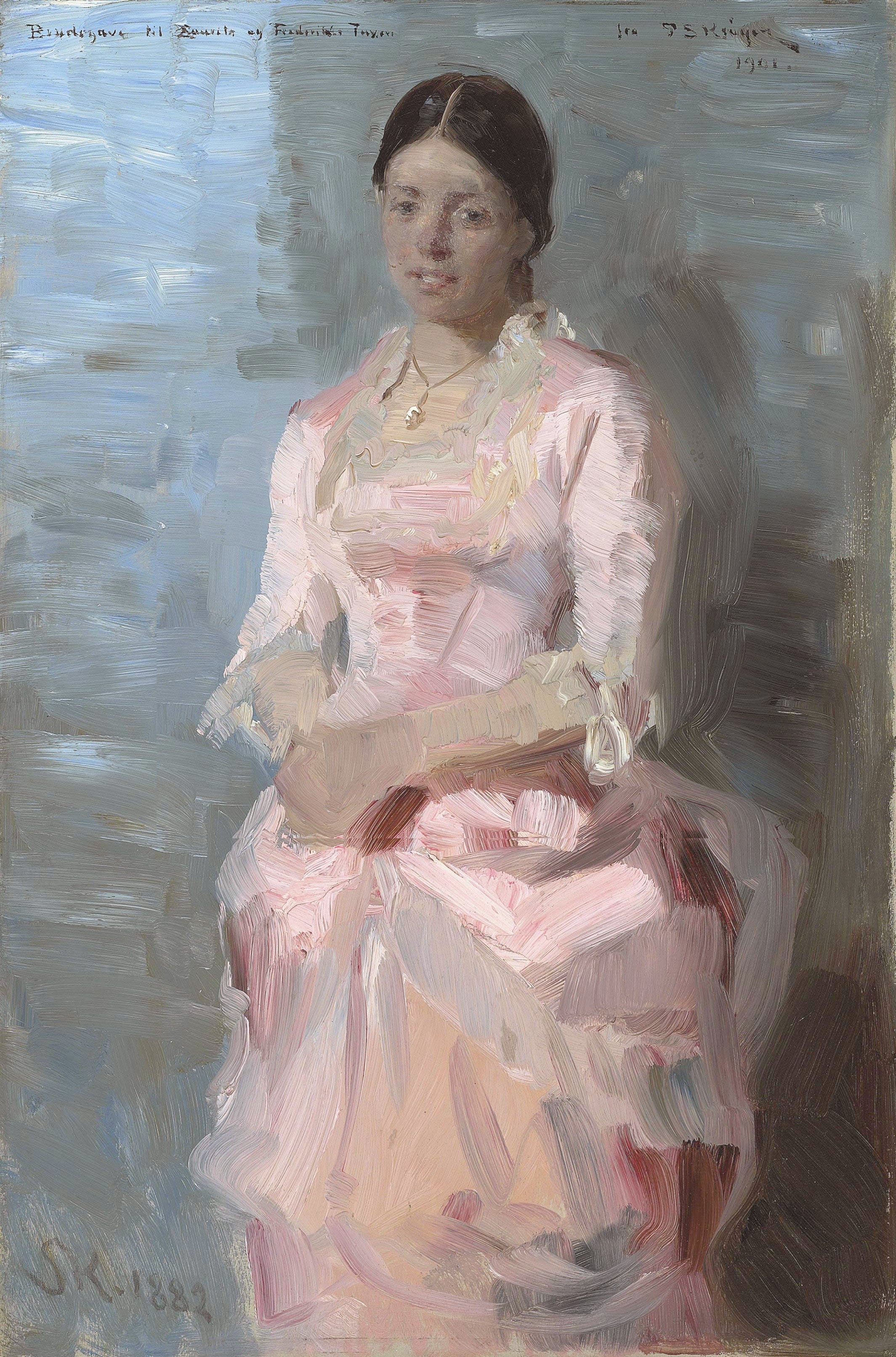 Portrait de Frederikke Tuxen - Peder Severin Krøyer