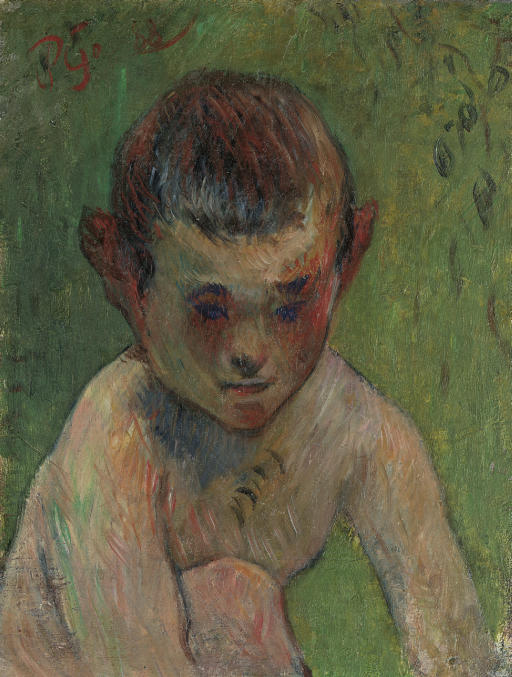 ילד קטן בברטאן - פול גוגן