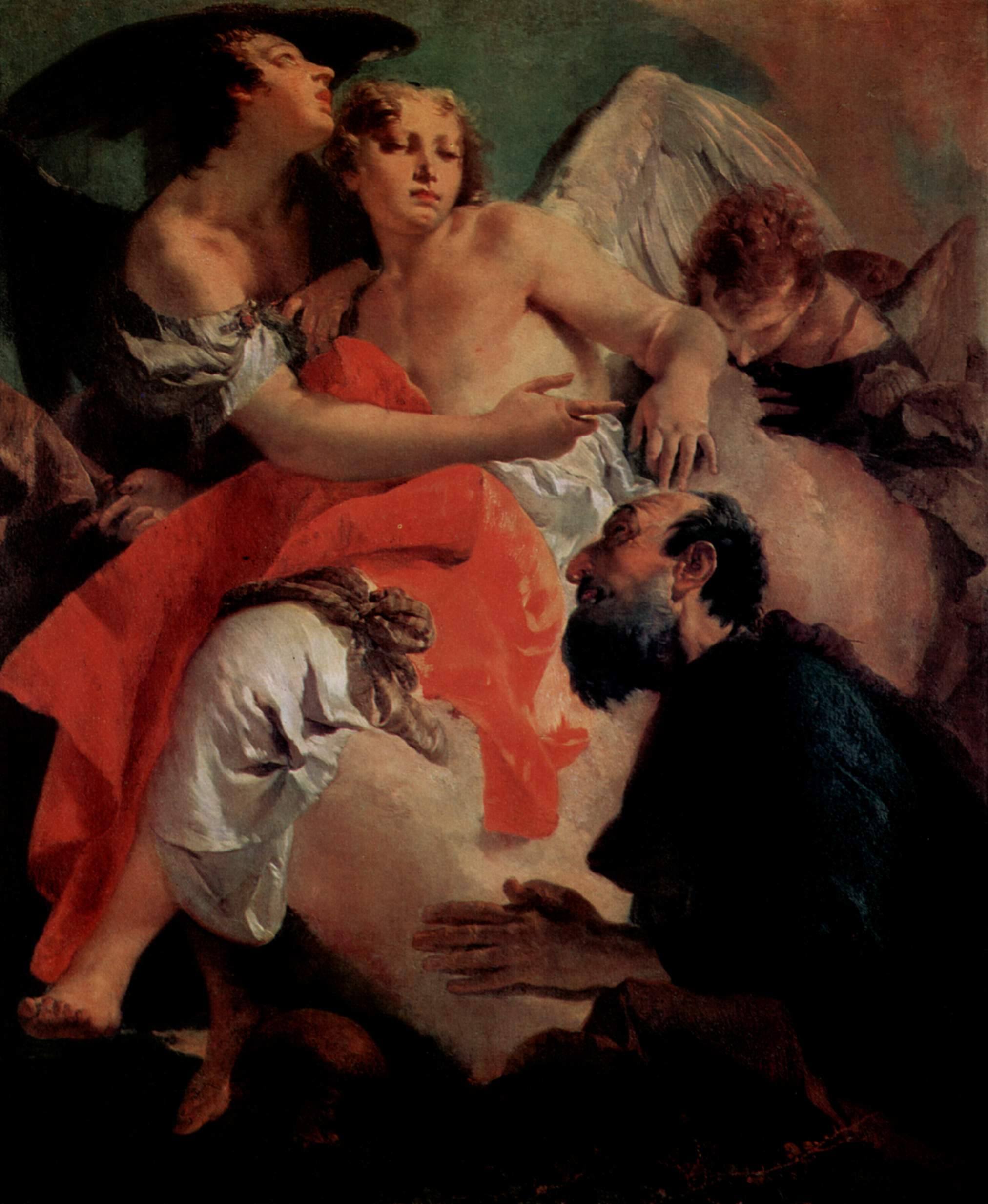 Abraham priant devant les trois anges - Giovanni Battista Tiepolo