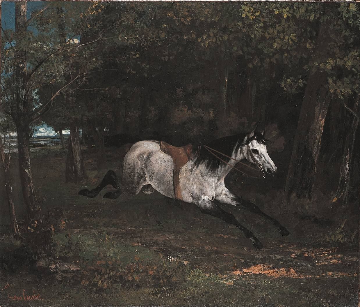 Le Cheval dérobé - Gustave Courbet