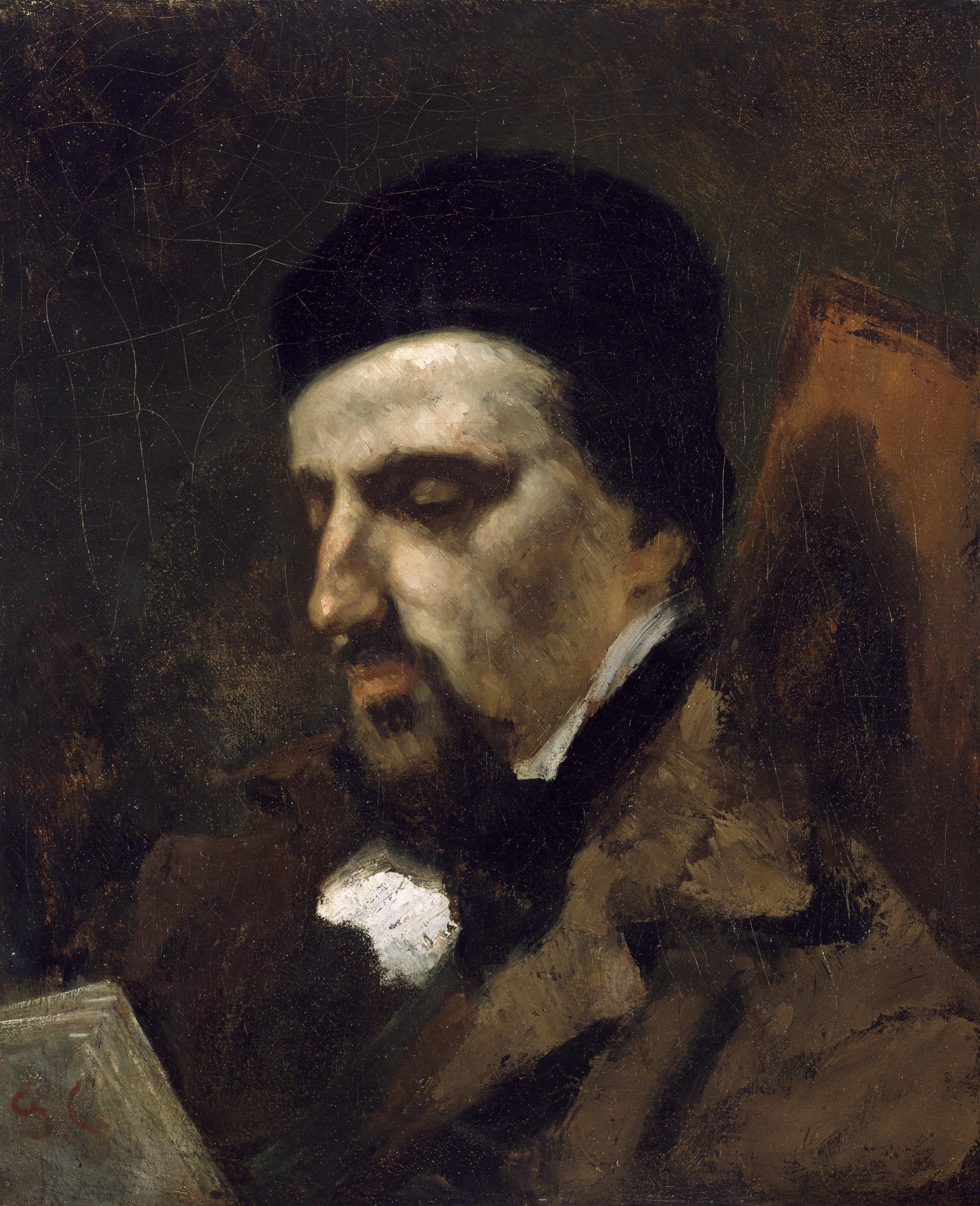Portrait d'Adolphe Marlet - Gustave Courbet