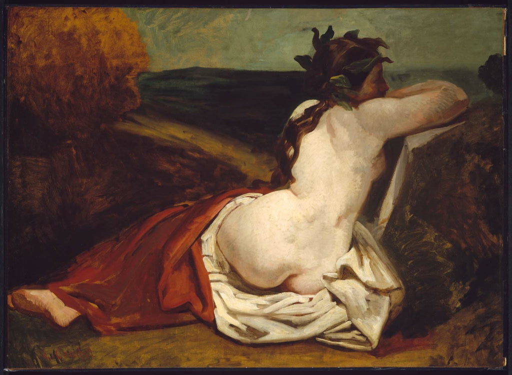 Nu allongé - Gustave Courbet