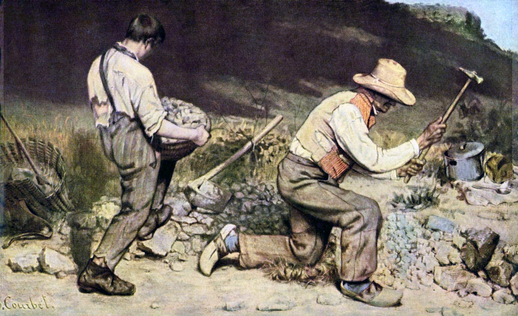 Les Casseurs de pierres - Gustave Courbet