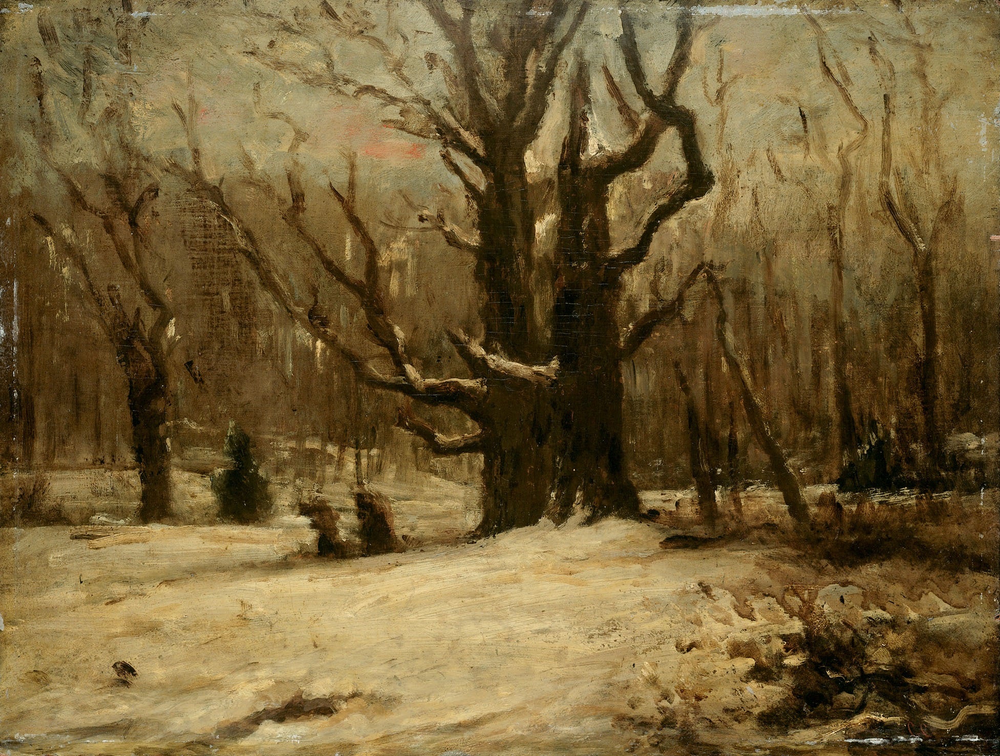 Paysage d'hiver - Gustave Courbet
