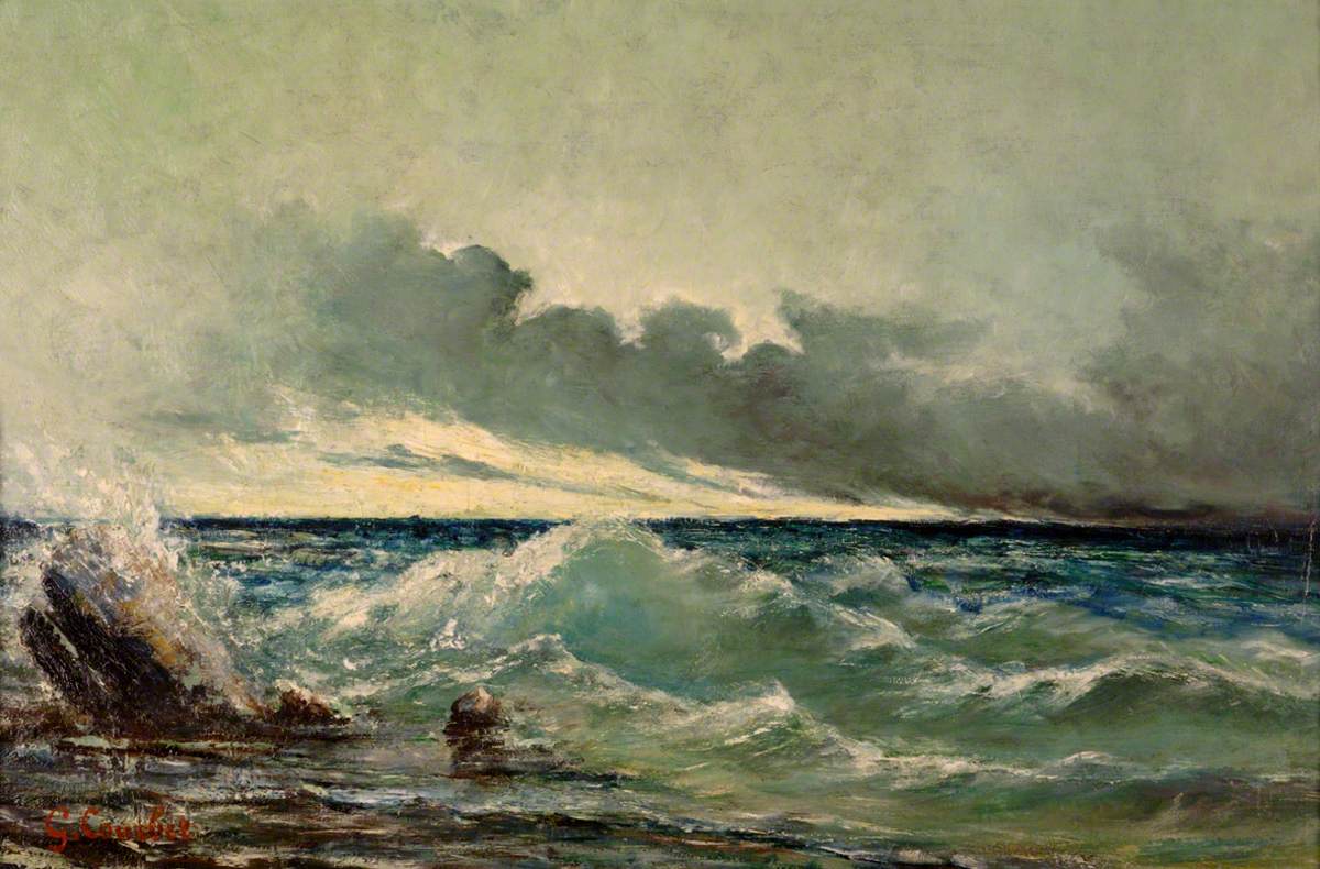 La vague - Gustave Courbet