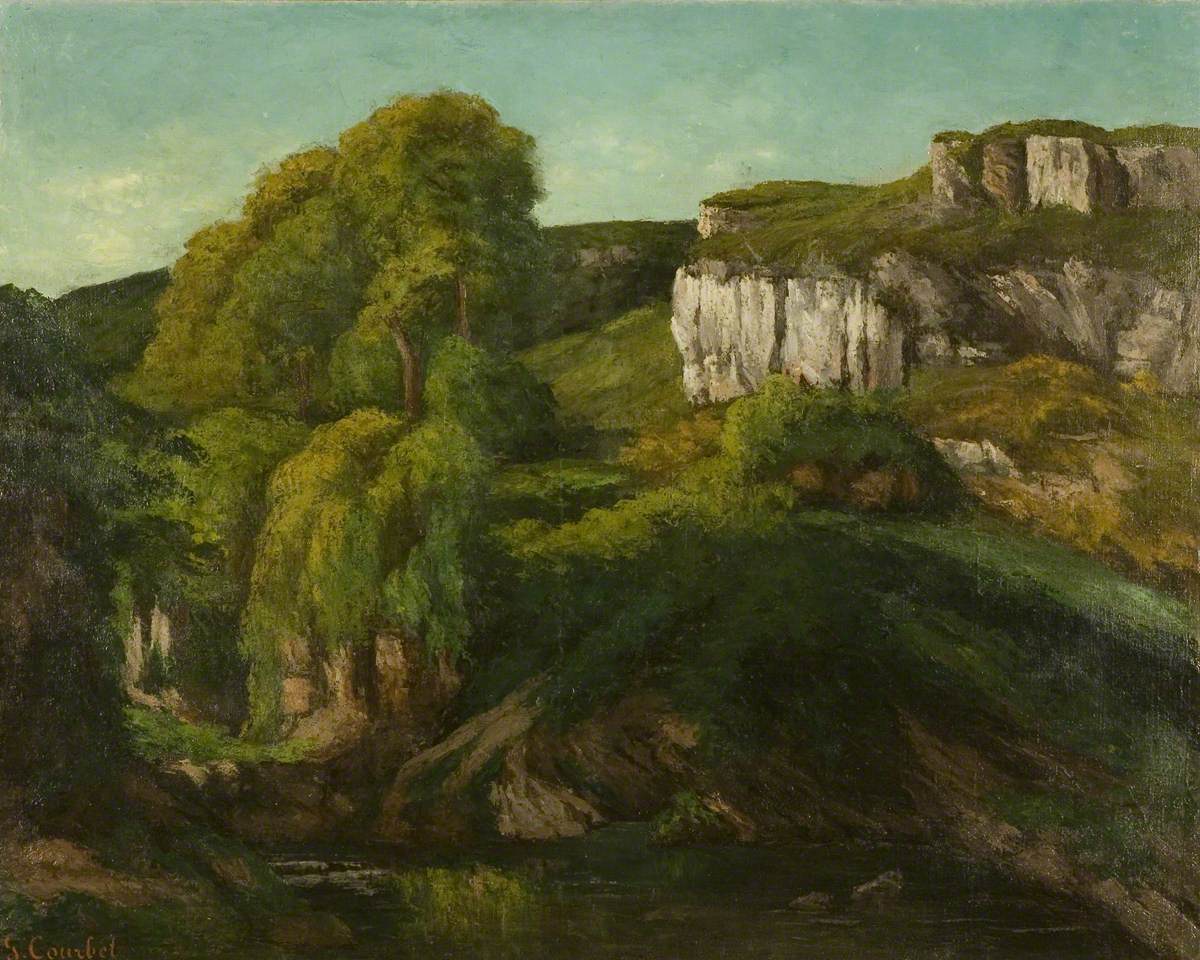 Vallée de la Loue, près d'Ornans - Gustave Courbet