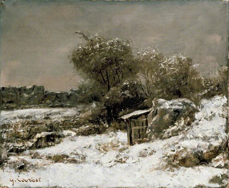 Scène d'hiver - Gustave Courbet