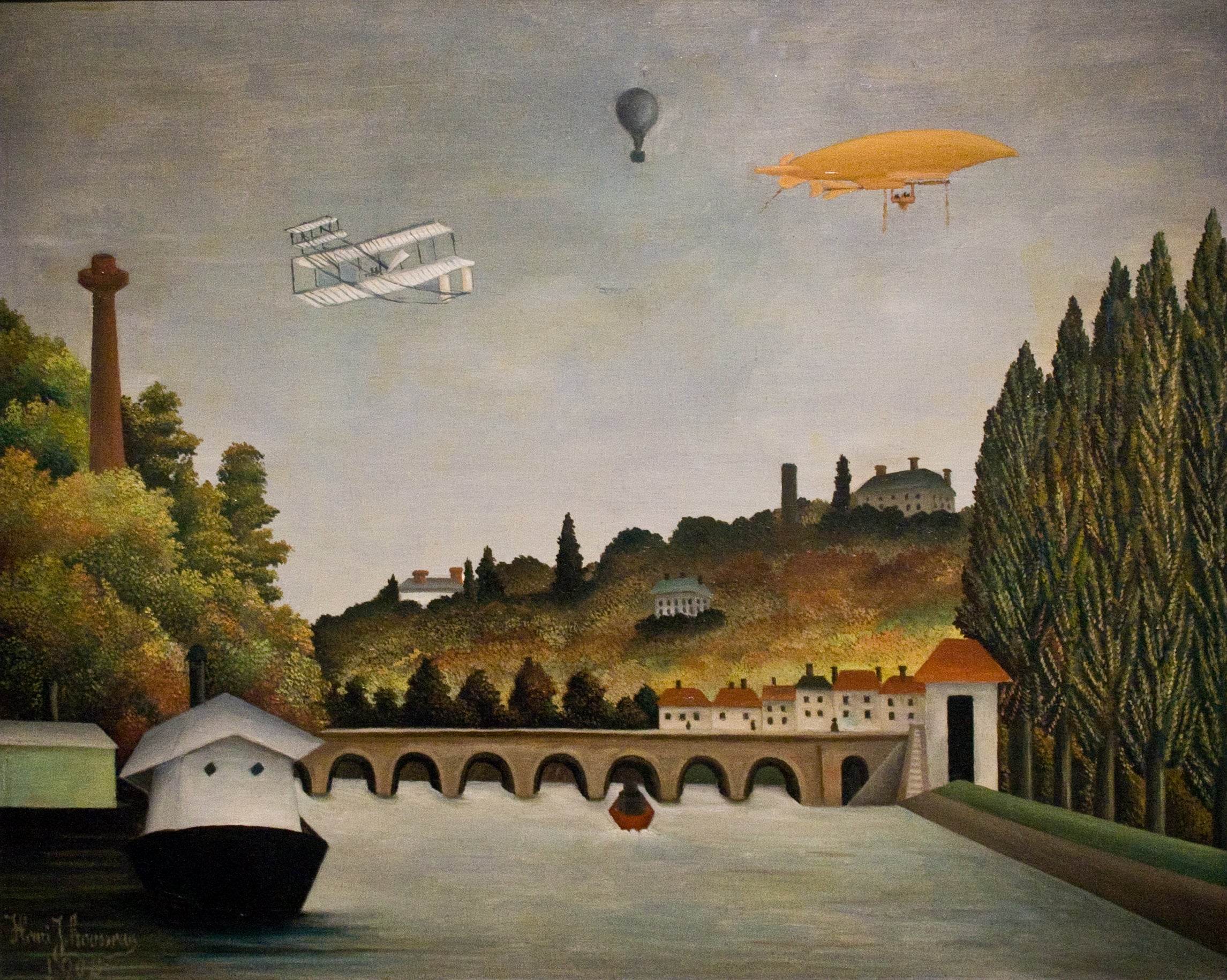 Vue du pont de Sèvres - Henri Rousseau