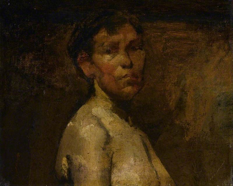 Reproduction du tableau « Étude d'un nu féminin - Henri de Toulouse-Lautrec » par Alpha Reproduction en peinture à l’huile