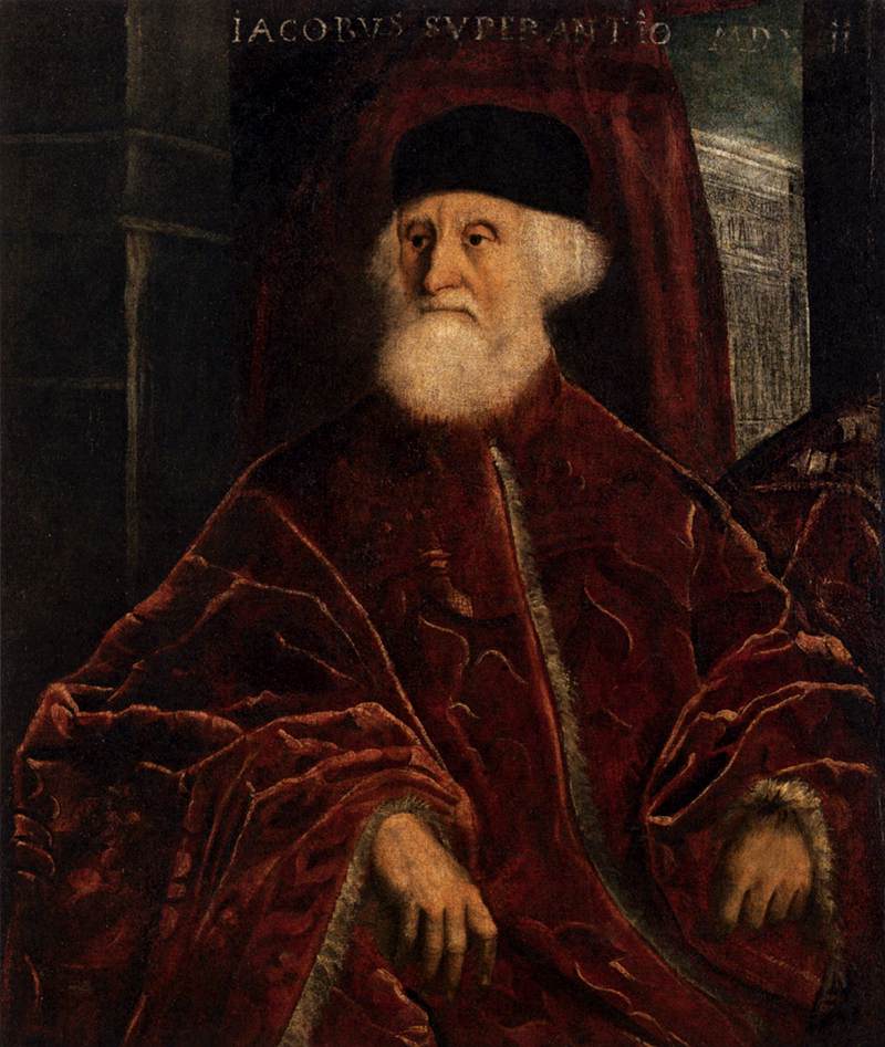 Portrait du procureur Jacopo Soranzo - Jacopo Tintoretto