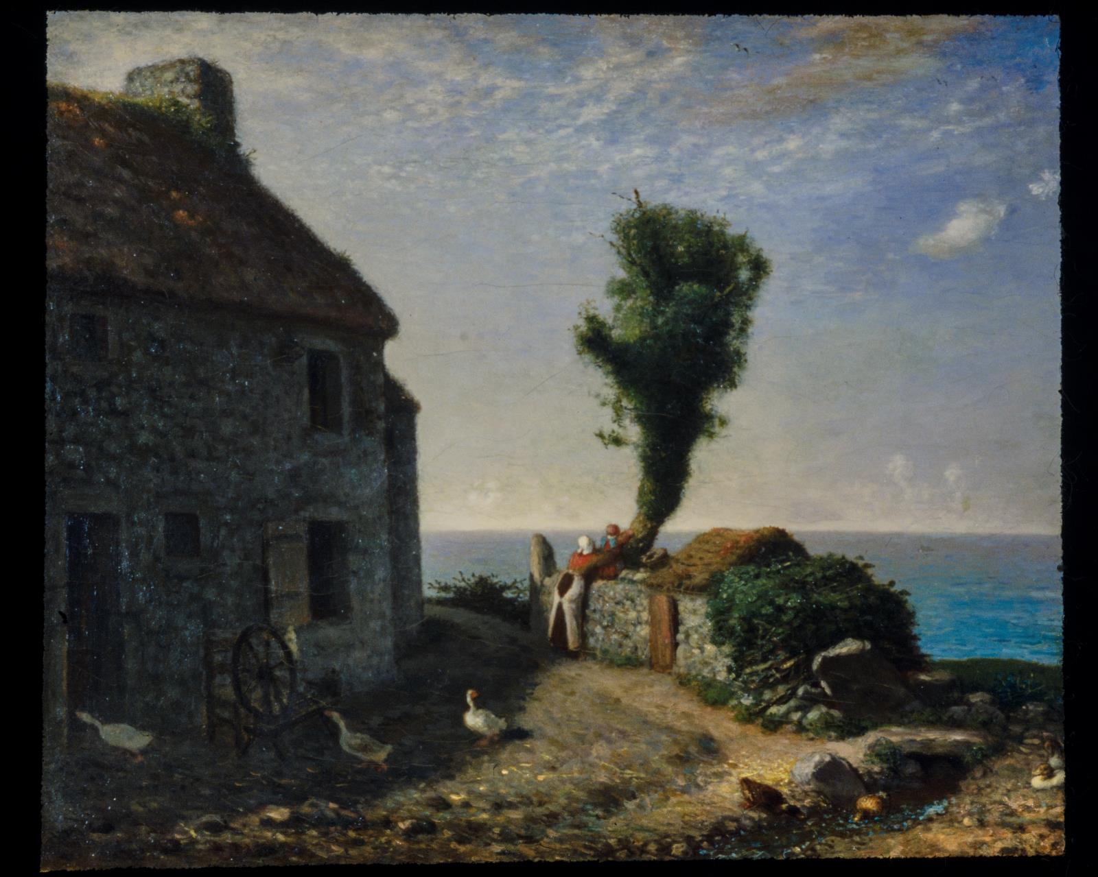 Fin du hameau de Gruchy - Jean-François Millet