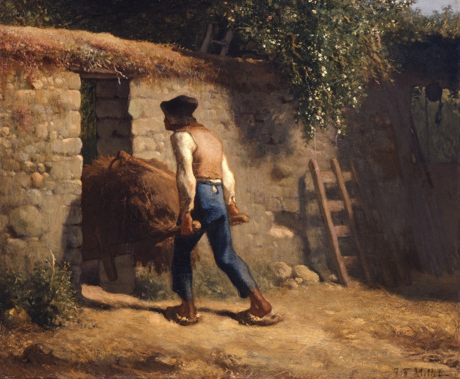 Paysan avec une brouette - Jean-François Millet