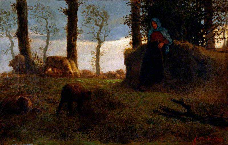 La bergère - Jean-François Millet