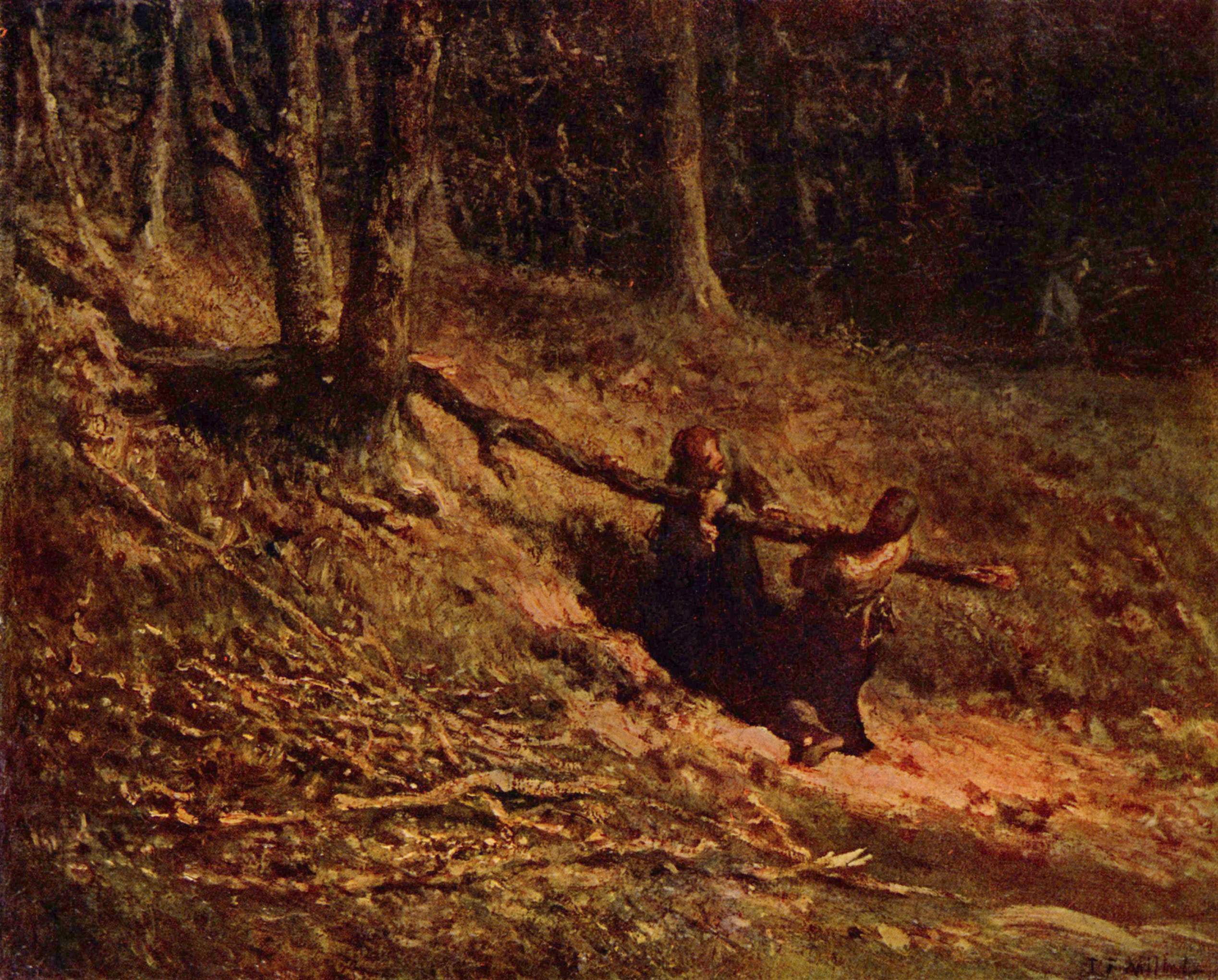 Les rameurs de bois - Jean-François Millet
