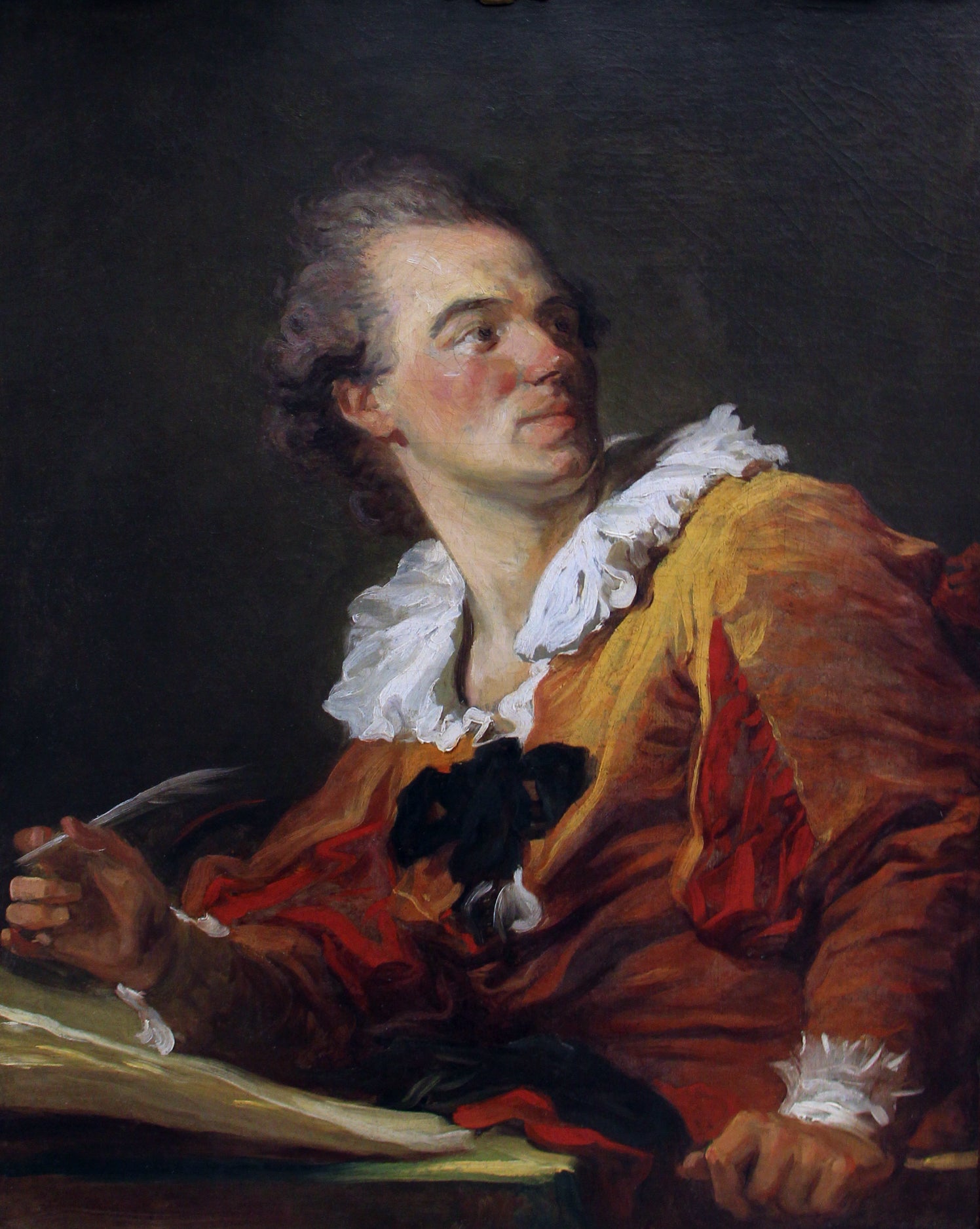 Portrait présumé de Louis-François Prault, dit autrefois : L'Inspiration - Jean-Honoré Fragonard
