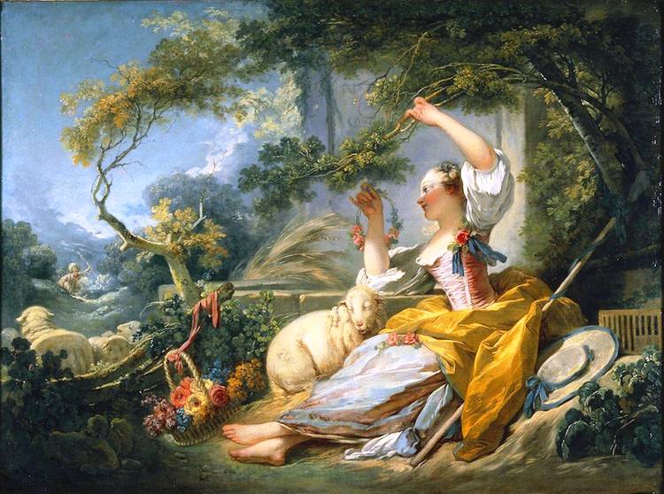 La Bergère - Jean-Honoré Fragonard