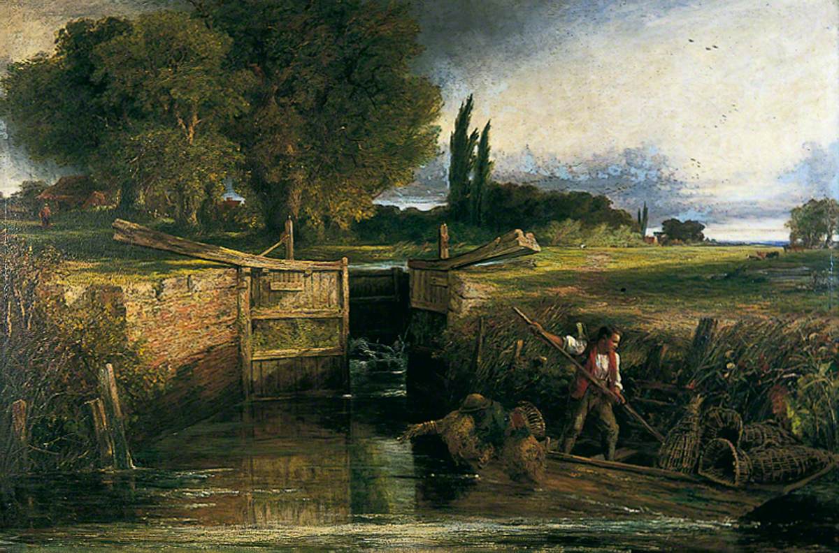 Les portes de l'écluse - John Constable