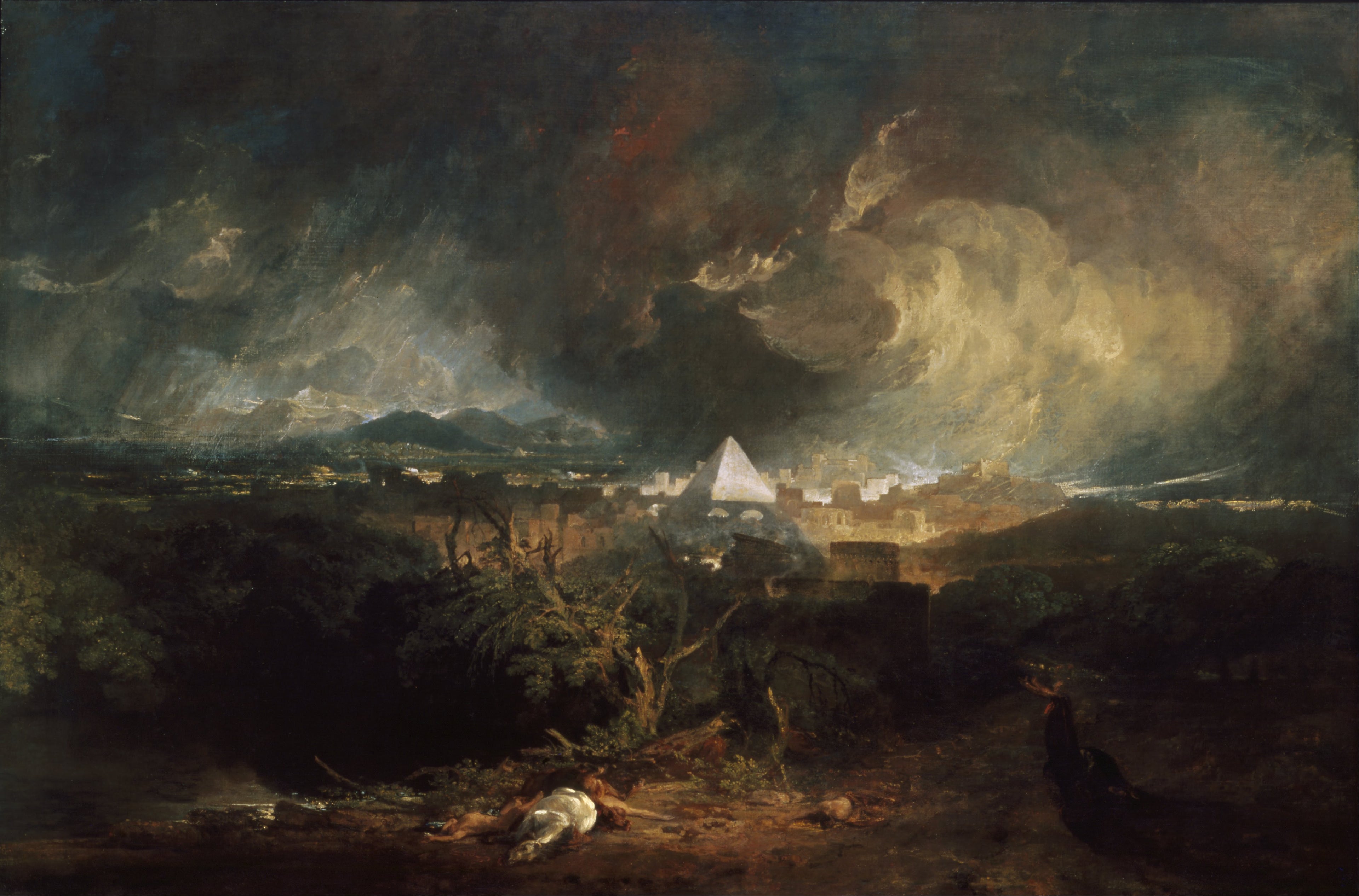 Reproduction du tableau « La Cinquième Plaie d'Égypte - J. M. W. Turner » par Alpha Reproduction en peinture à l’huile