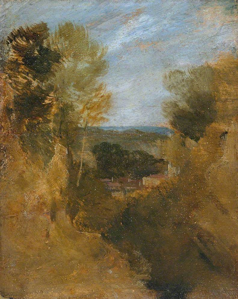 Reproduction du tableau « A Narrow Valley - J. M. W. Turner » par Alpha Reproduction en peinture à l’huile