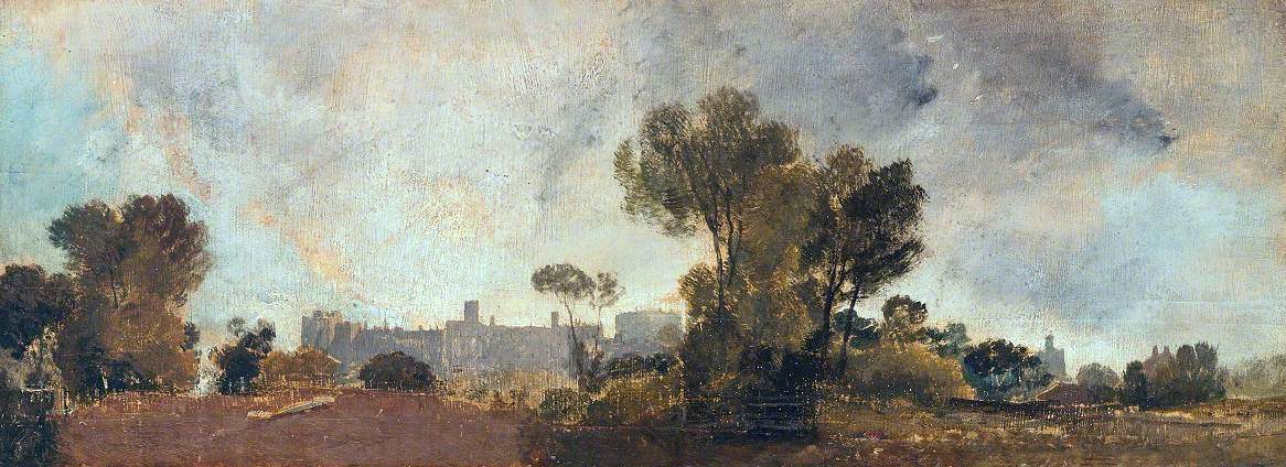 Reproduction du tableau « Windsor Castle from Salt Hill - J. M. W. Turner » par Alpha Reproduction en peinture à l’huile