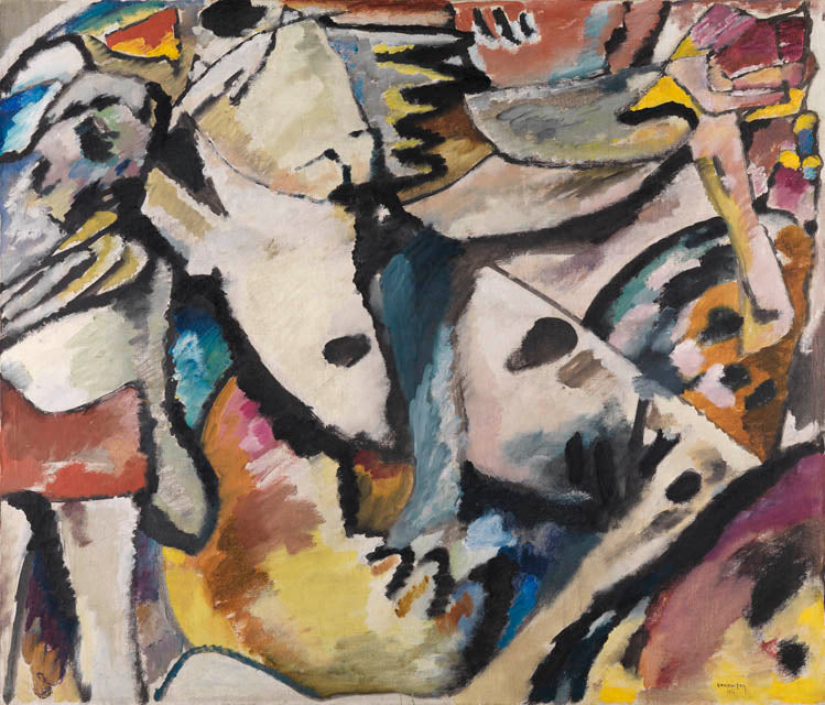 Reproduction du tableau « Improvisation 13 - Vassily Kandinsky » par Alpha Reproduction en peinture à l’huile