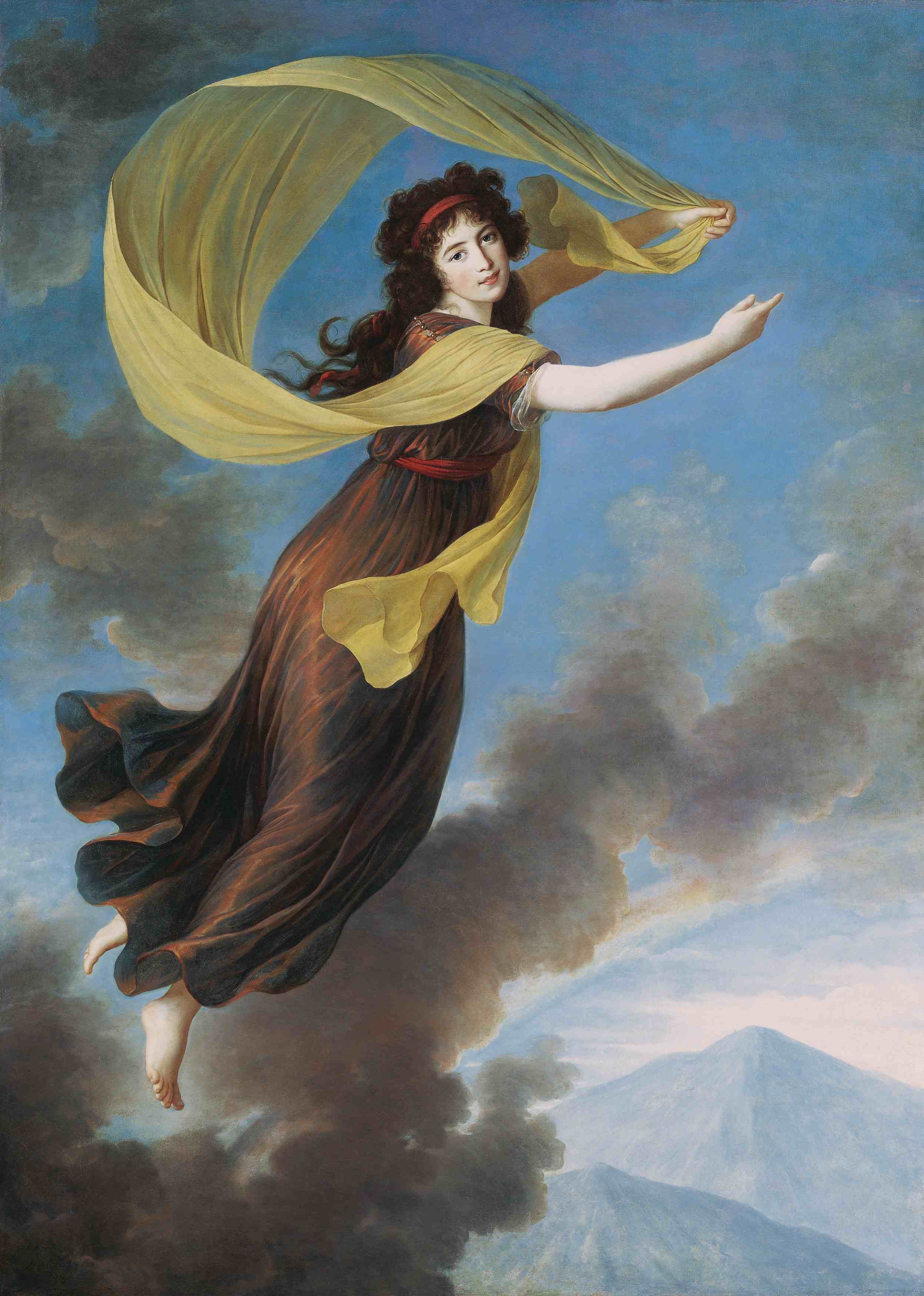 Princesse Karoline von Liechtenstein (1768-1831), née comtesse von Manderscheidt-Blankenheim dans le rôle d'Iris - Élisabeth Vigée Le Brun