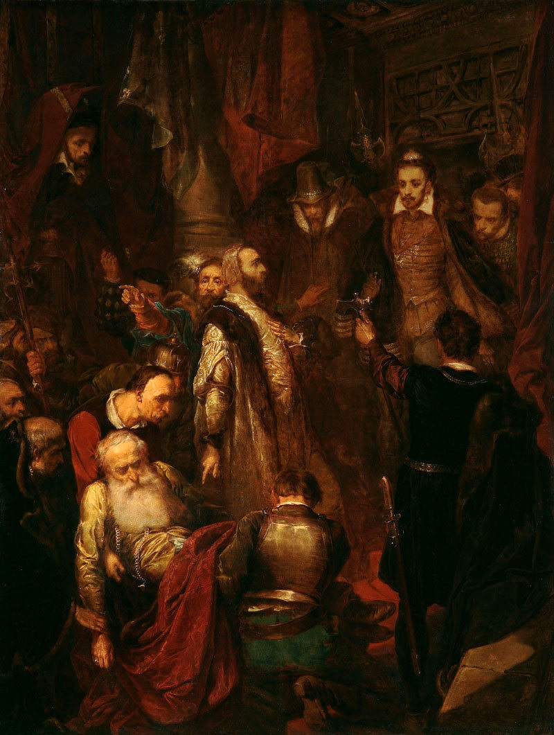 Meurtre de Wapowski lors du couronnement d'Henryk Walezy par Jan Matejko - Jan Matejko
