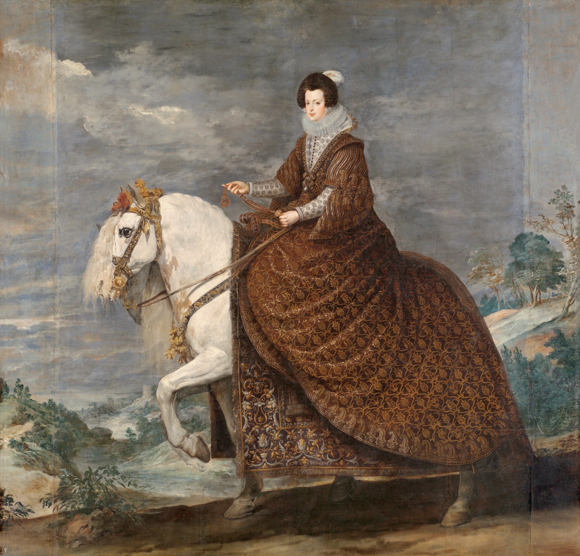 La Reine Isabelle de France à cheval - Diego Velázquez