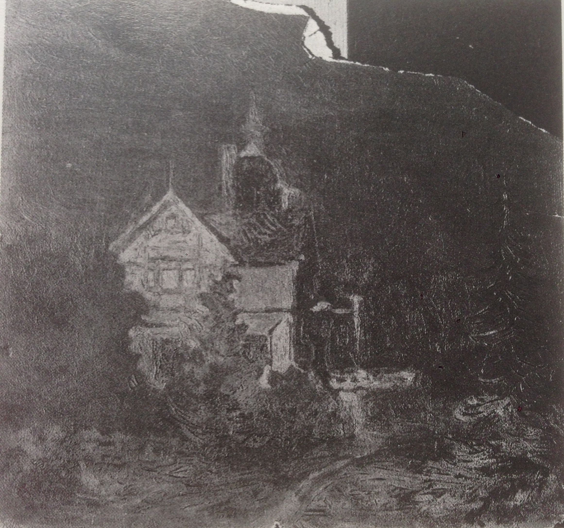 Paysage nocturne - Kazimir Malevich