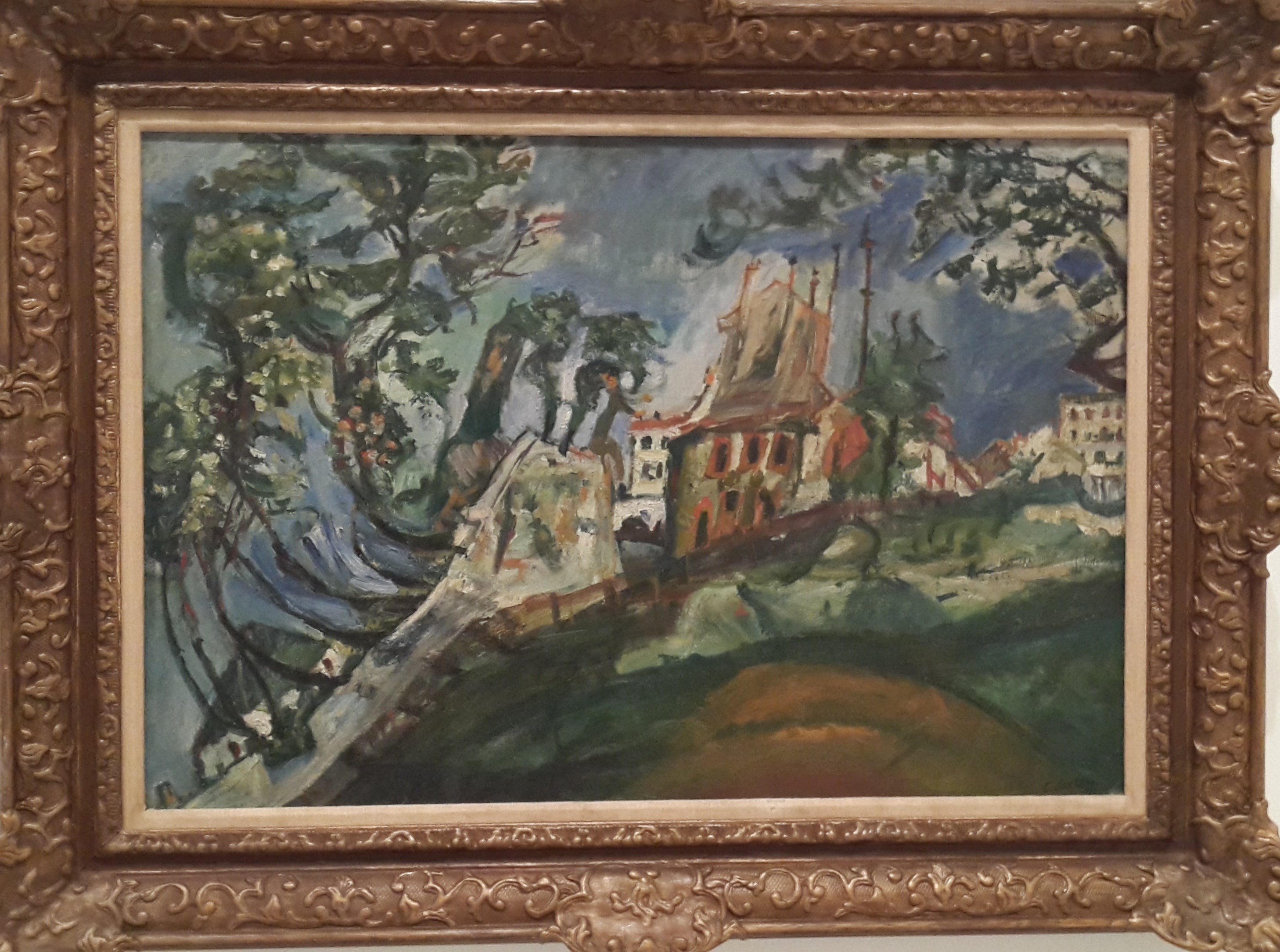 Paysage de Montmartre - Chaïm Soutine