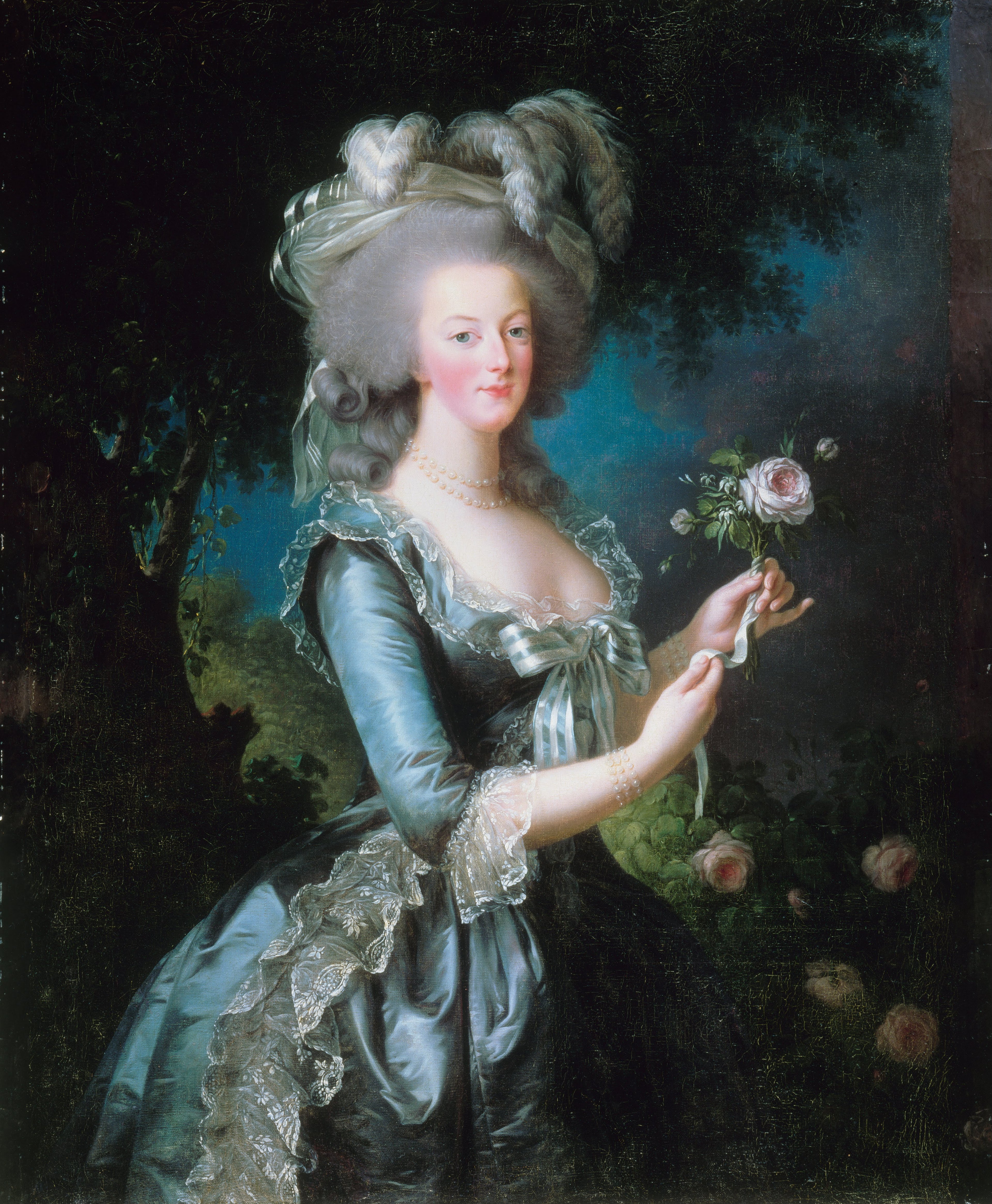 Marie-Antoinette dite « à la Rose » - Élisabeth Vigée Le Brun