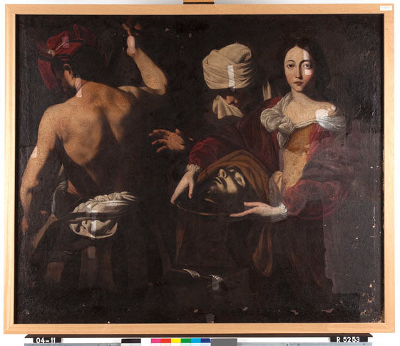 Reproduction du tableau « Salomé avec la tête de Jean-Baptiste - Le Caravage » par Alpha Reproduction en peinture à l’huile