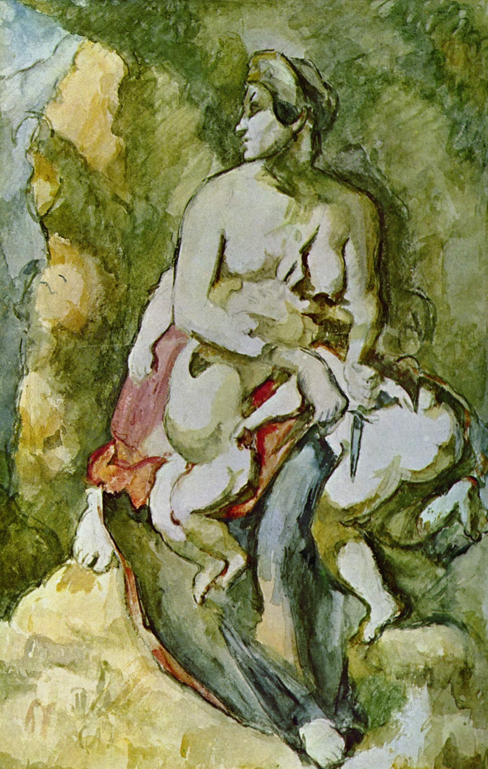 Reproduction du tableau « Médée, d’après Delacroix - Paul Cézanne » par Alpha Reproduction en peinture à l’huile