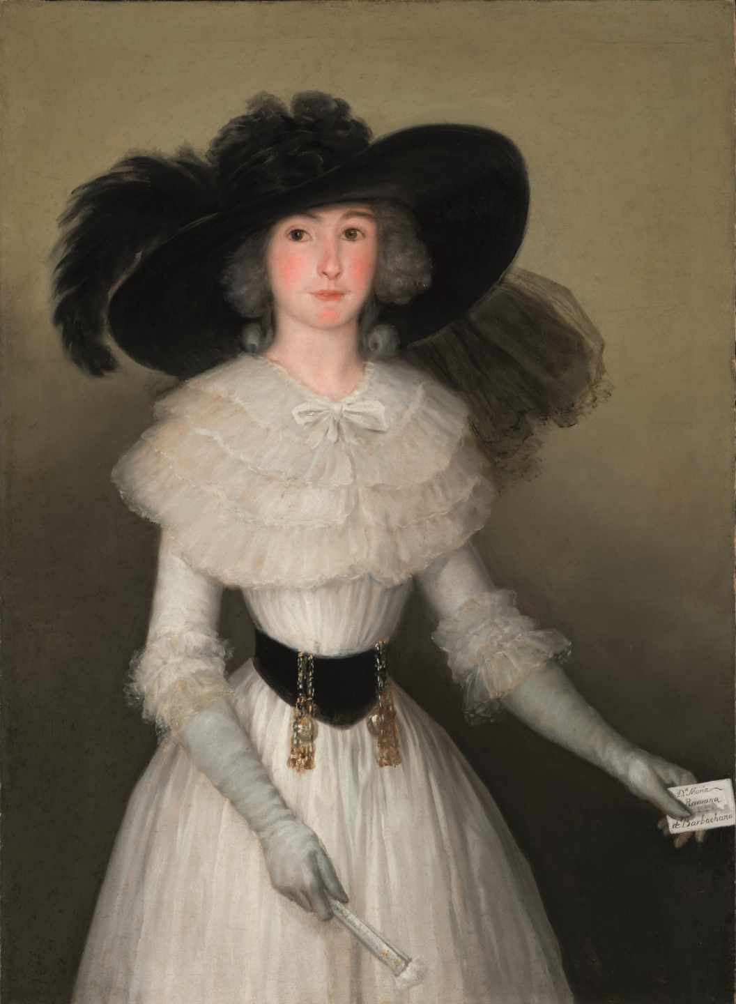 Reproduction du tableau « María Ramona de Barbachano - Francisco de Goya » par Alpha Reproduction en peinture à l’huile