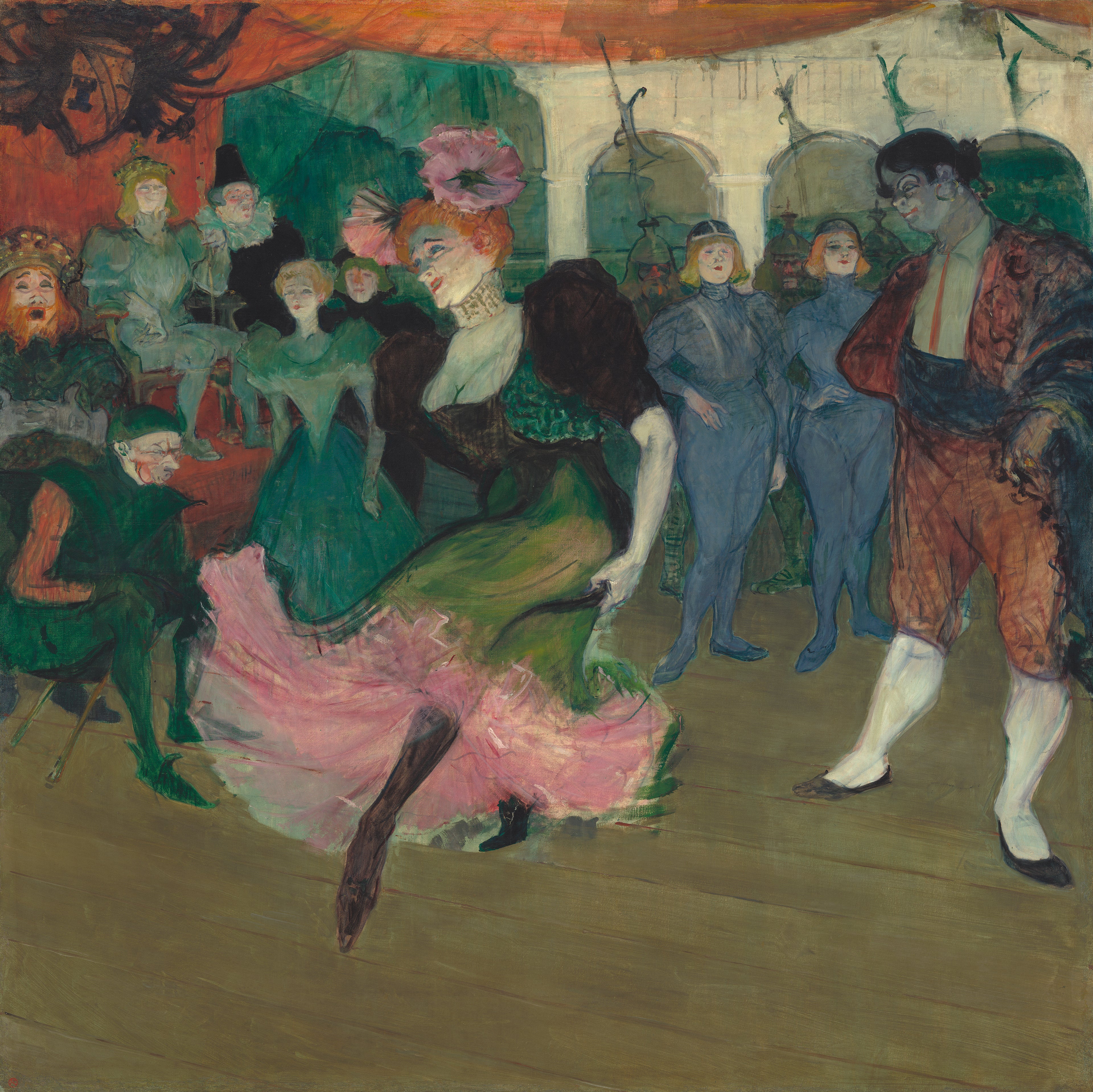 Reproduction du tableau « Marcelle Lender dansant le Boléro dans Chilpéric - Henri de Toulouse-Lautrec » par Alpha Reproduction en peinture à l’huile