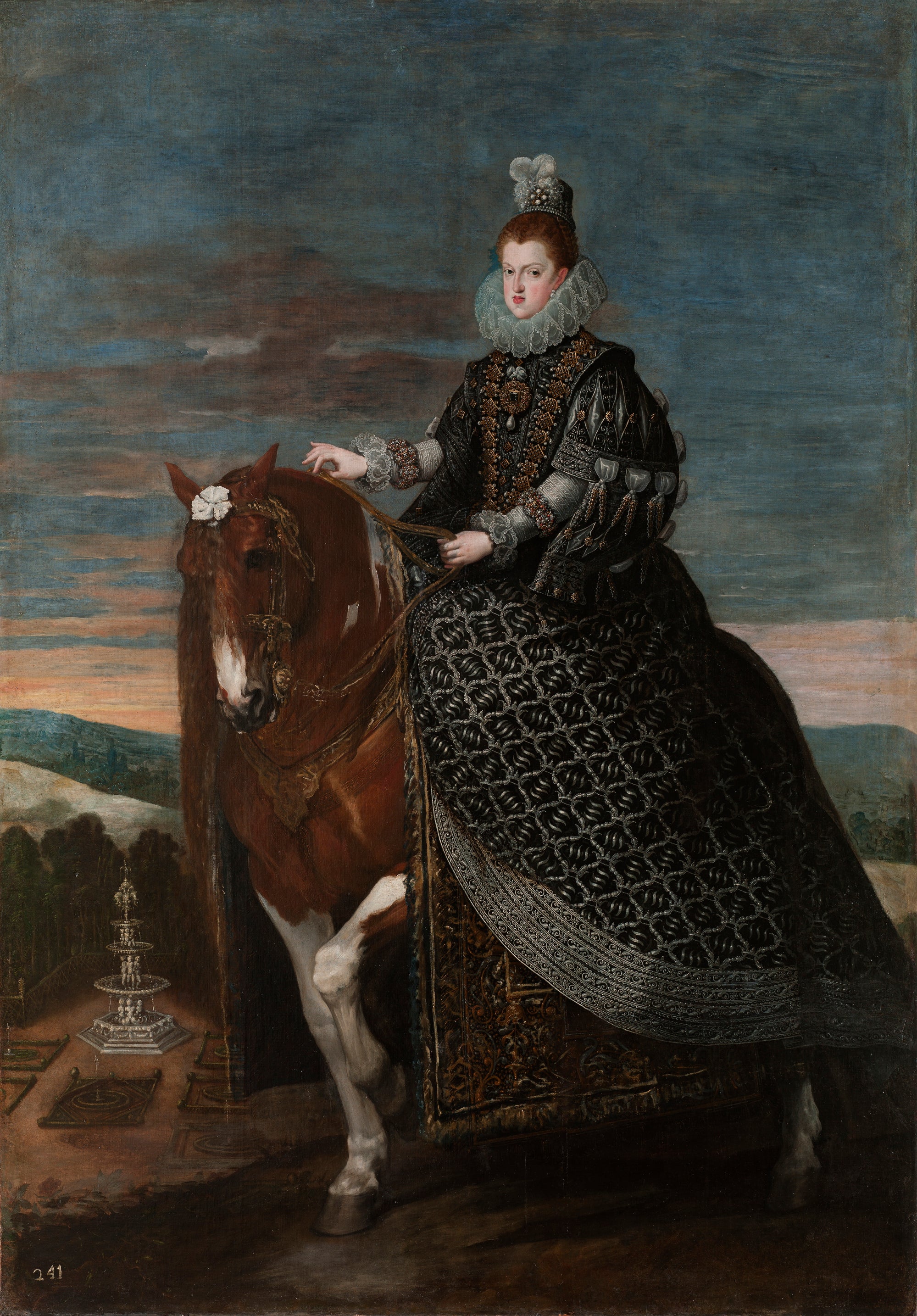 La Reine Marguerite d'Autriche à cheval - Diego Velázquez