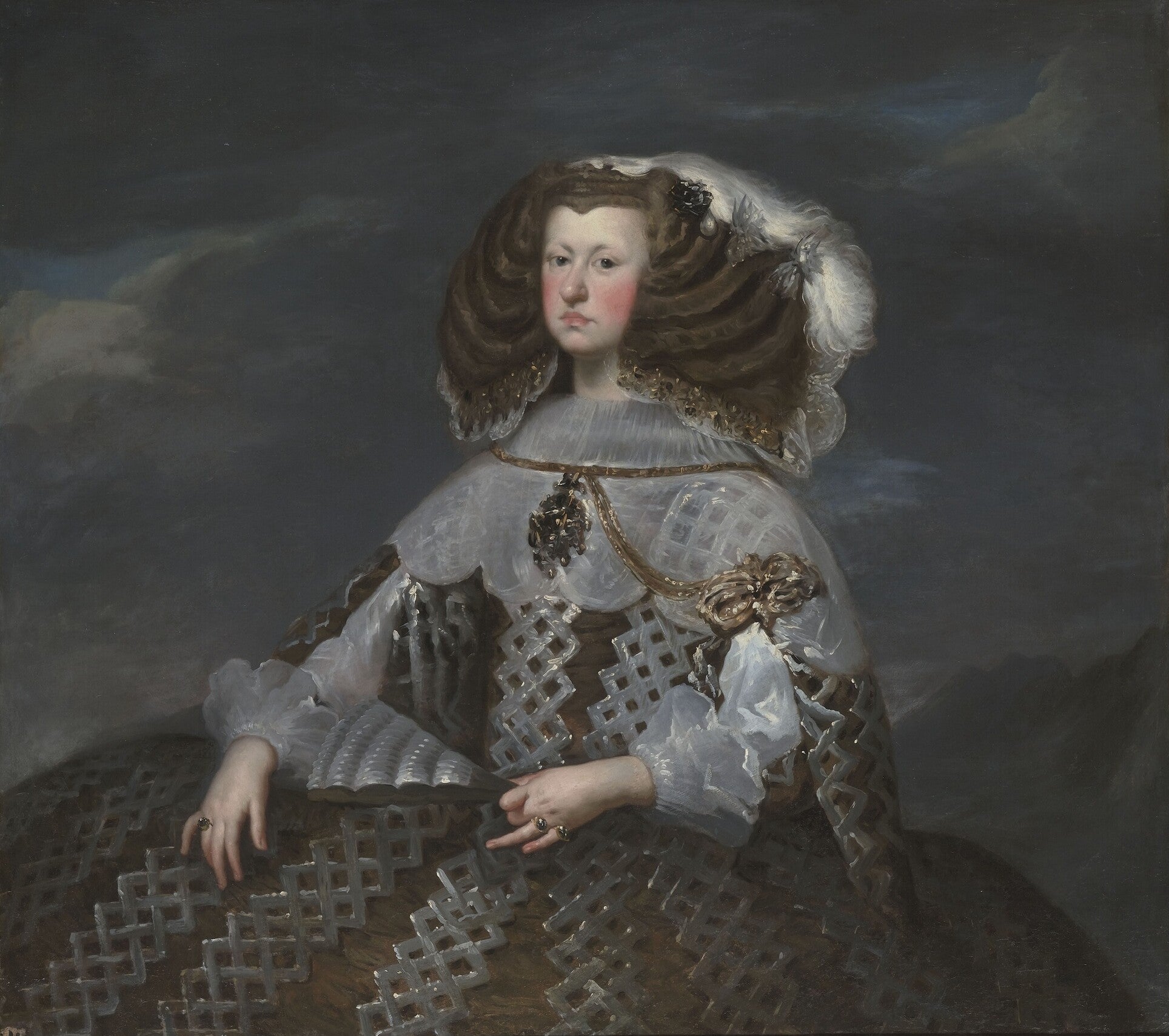 Marie-Anne d'Autriche, reine d'Espagne (1635-1696), régente - Diego Velázquez