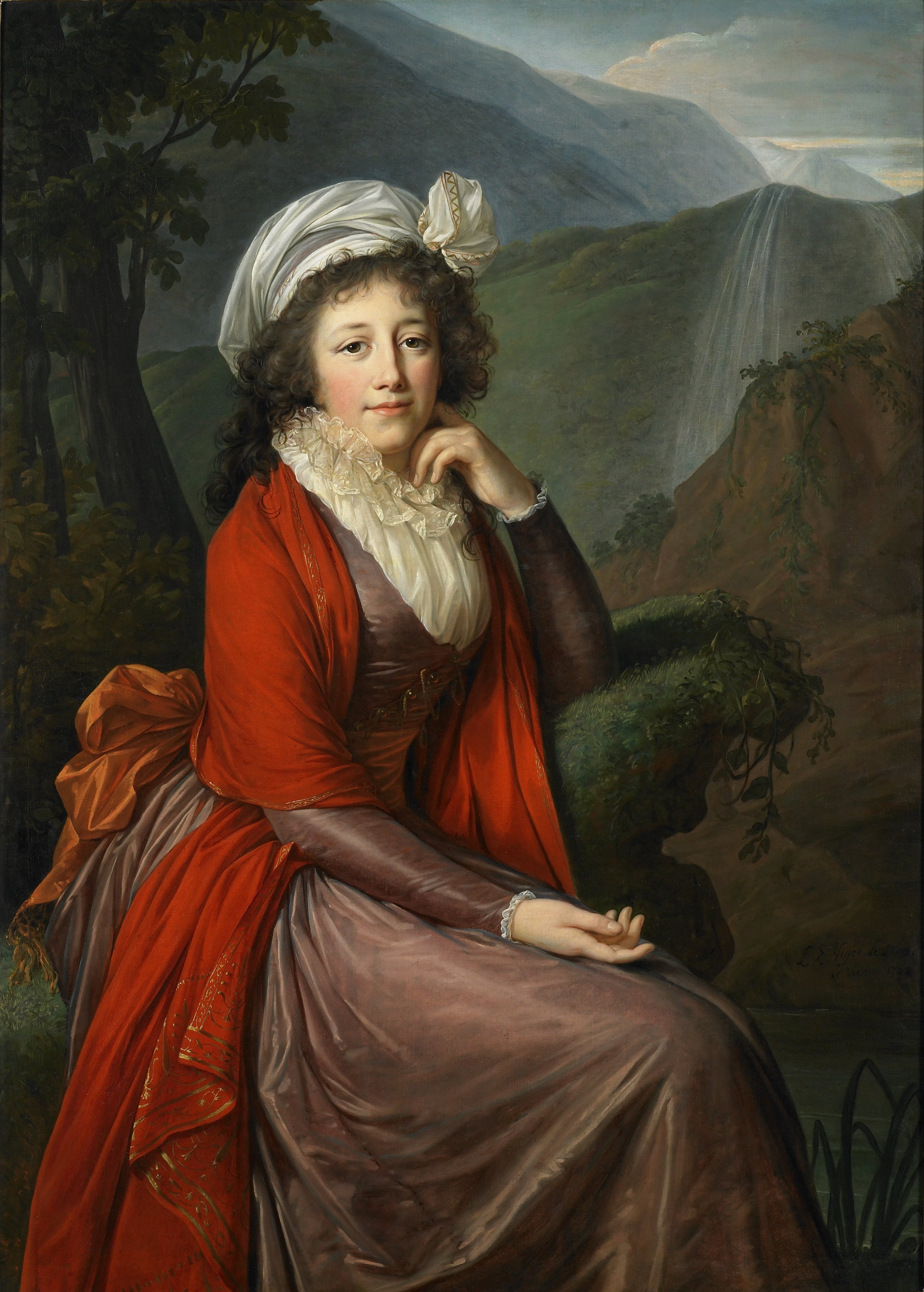 Portrait de la comtesse Maria Theresia Bucquoi, née Parr (1746-1818) - Élisabeth Vigée Le Brun