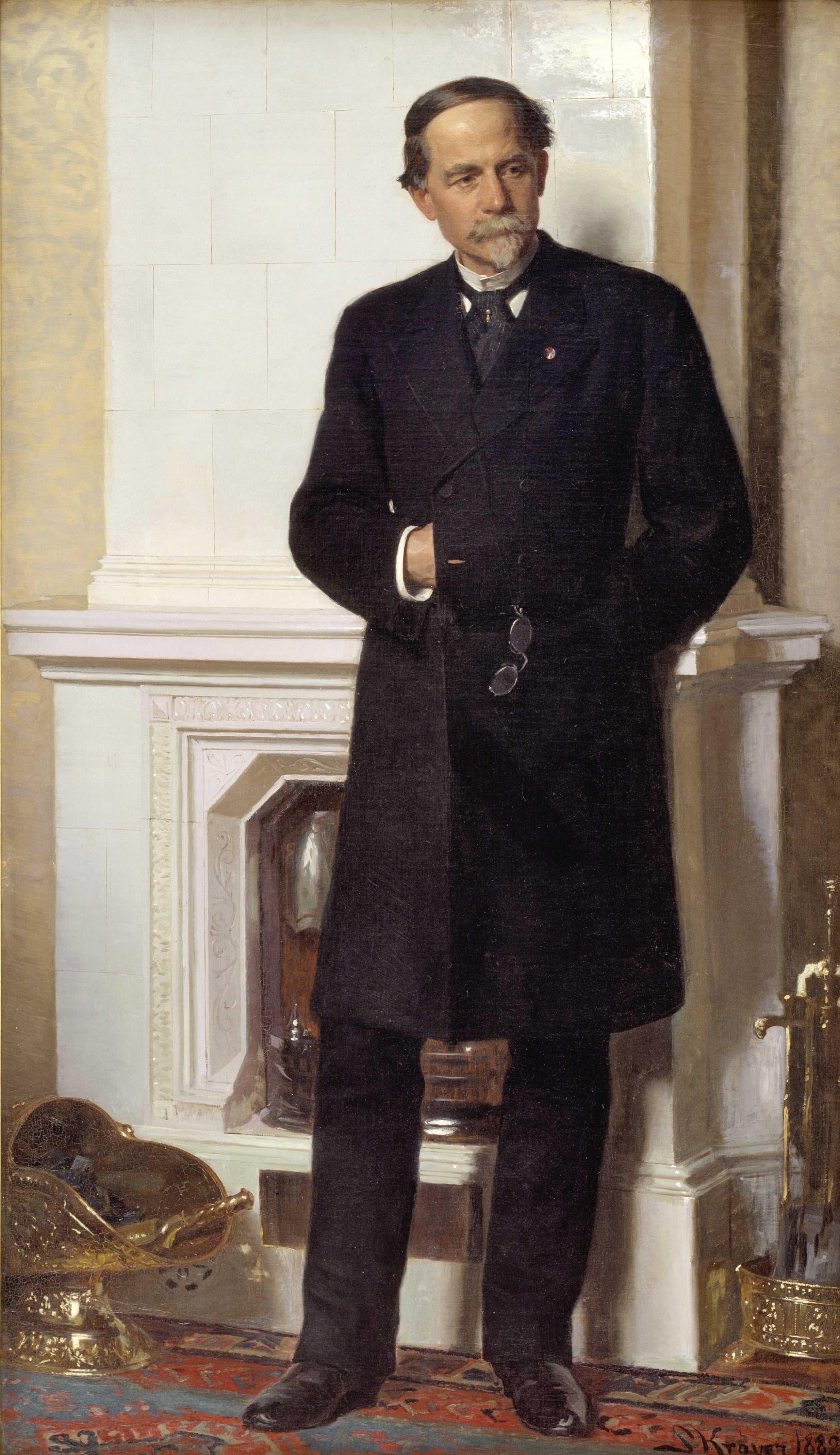 Portrait de l'architecte Ferdinand Meldahl - Peder Severin Krøyer