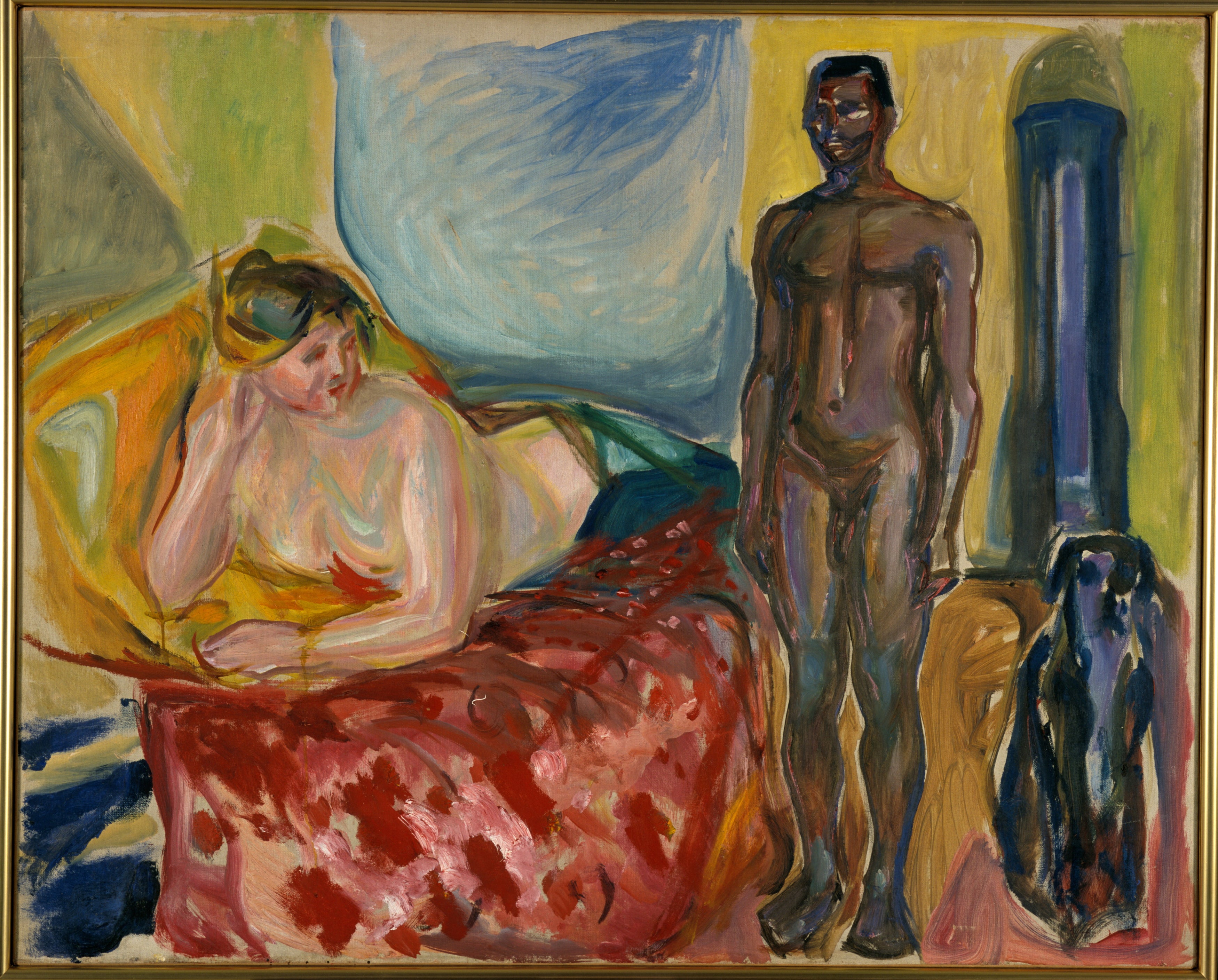 Reproduction du tableau « Cléopâtre et l'Esclave - Edvard Munch » par Alpha Reproduction en peinture à l’huile