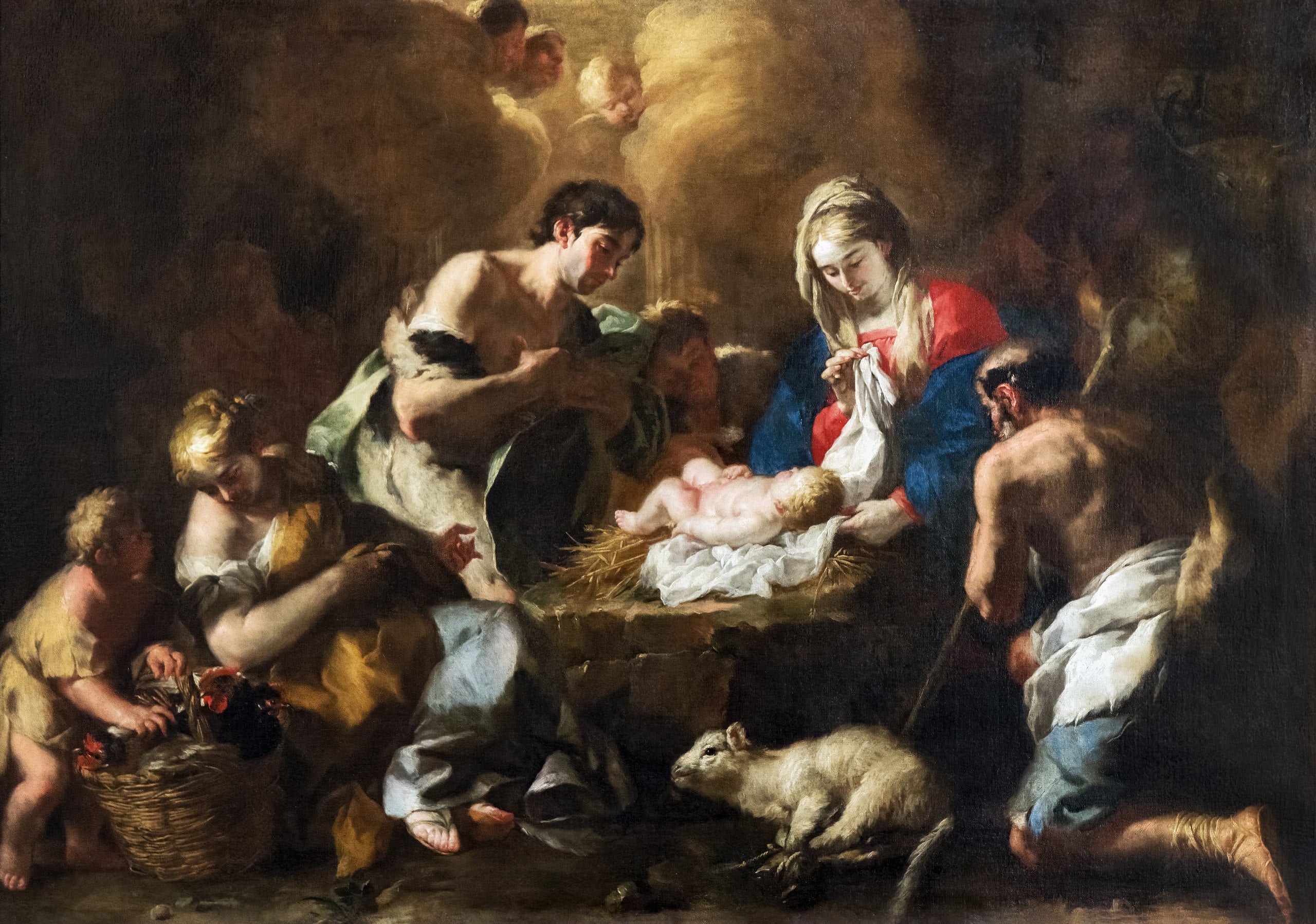 L'adoration des bergers - Francesco Solimena