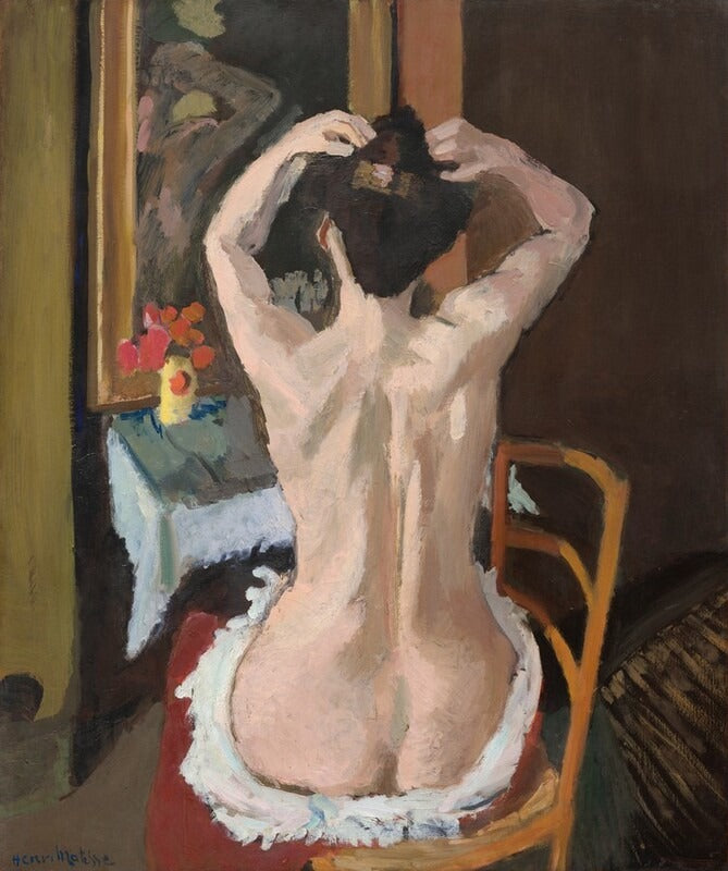 Reproduction du tableau « La Coiffure - Henri Matisse » par Alpha Reproduction en peinture à l’huile