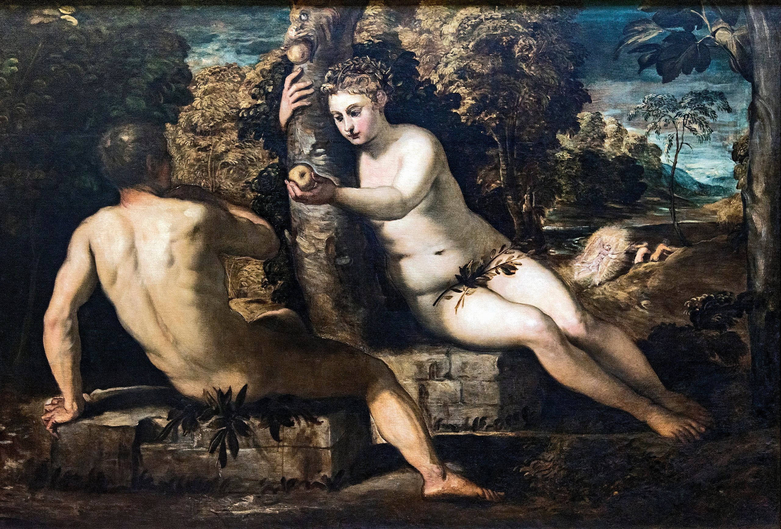 La Tentation d'Adam et Ève - Jacopo Tintoretto